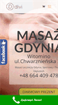 Mobile Screenshot of masaze-gdynia.com